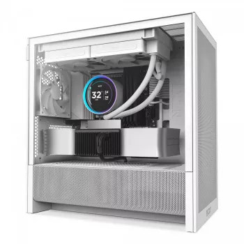 PC skriňa NZXT H9 H3 Flow Midi Tower biela