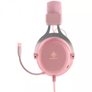 Deltaco GAM-030-P slúchadlá a headset káblové s čelenkou herné USB Type-A ružová (GAM-030-P)