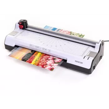 Kancelárska laminovačka SENCOR SLA 230 A4, kompatibilná s hárkami A4, hrúbka fólie 2x75–2x125 mm