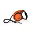Flexi Xtreme stopovacie vodítko 5 m, oranžová/čierna, stredná (do 35 kg)