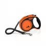 Flexi Xtreme stopovacie vodítko 5 m, oranžová/čierna, stredná (do 35 kg)