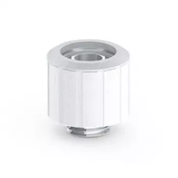 BitsPower rovný konektor G1/4 palca vonkajší závit na 16/10 mm hadica, Arctic White