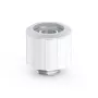 BitsPower rovný konektor G1/4 palca vonkajší závit na 16/10 mm hadica, Arctic White