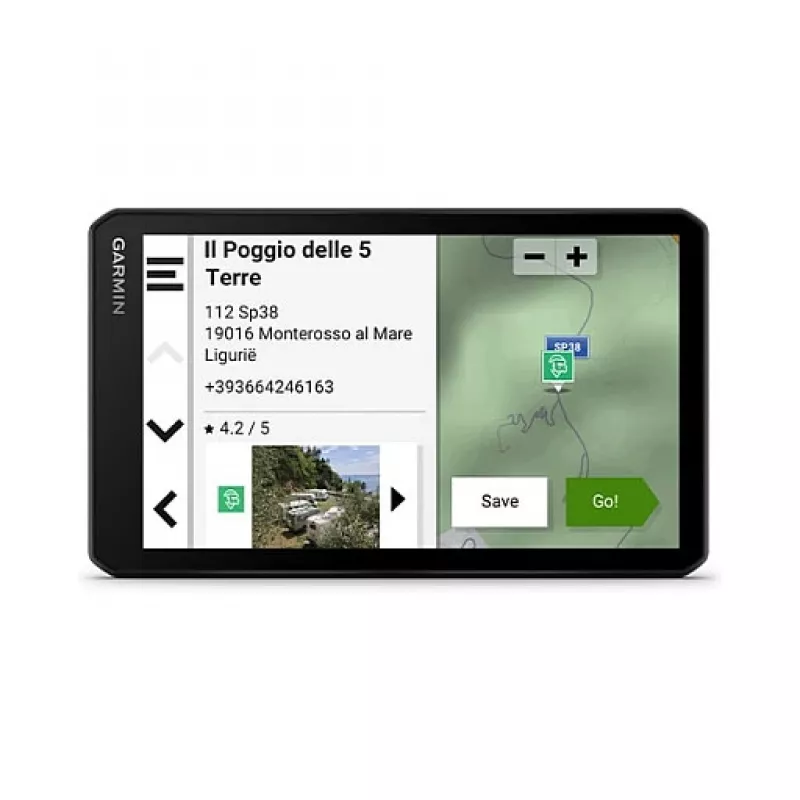 Garmin CamperCam 795 MT-D EU GPS navigácia, 17,6 cm (6,95") TFT dotykový displej, 1024 x 600, microSD, čierna