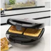Clatronic ST/WA 3670 sendvičovač 800 W čierna, ušľachtilá oceľ