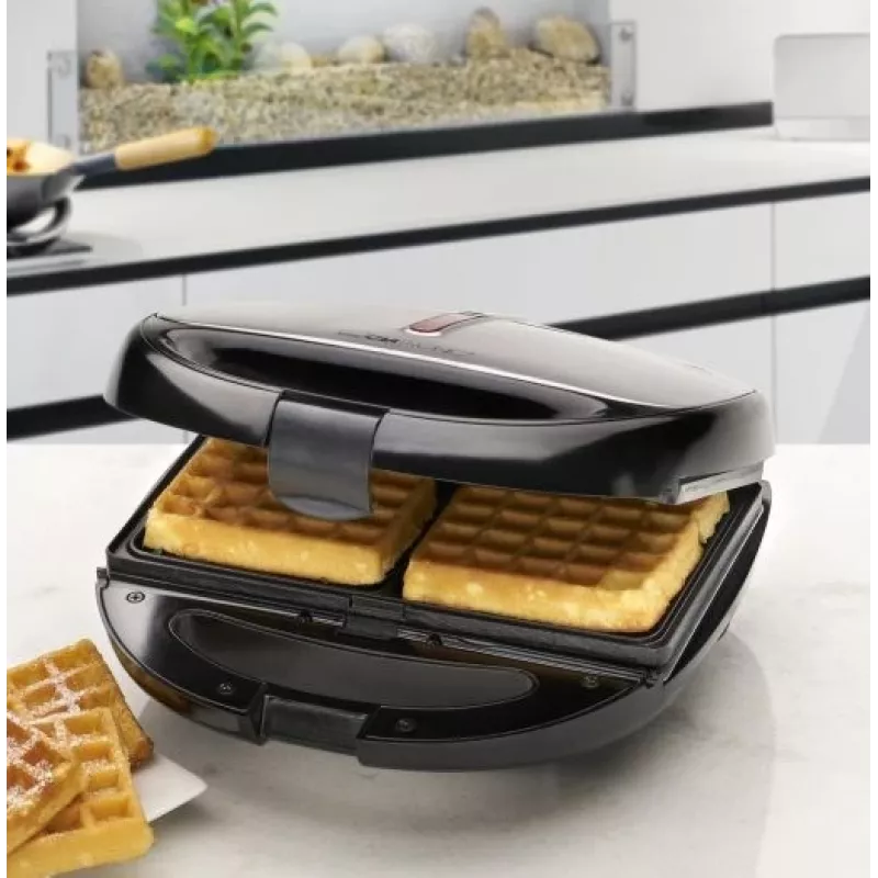 Clatronic ST/WA 3670 sendvičovač 800 W čierna, ušľachtilá oceľ