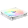 NZXT F120 RGB Core RF-C12SF-W1 120 mm skrinkový ventilátor, 500–1800 RPM, PWM, biely