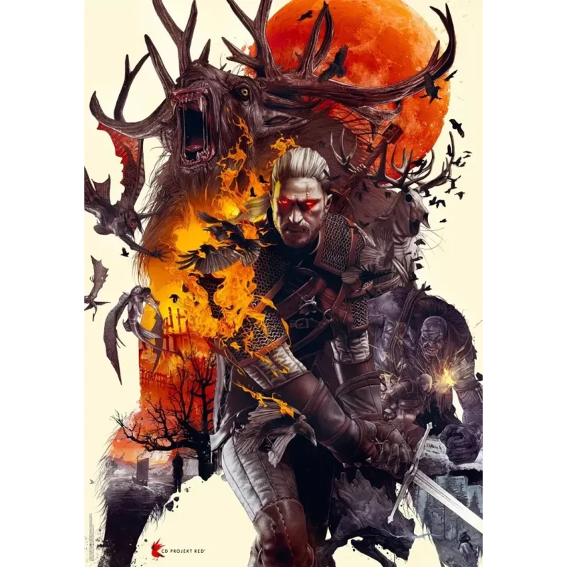 Good Loot Gaming Puzzle: The Witcher Monsters, 1000 dielikov