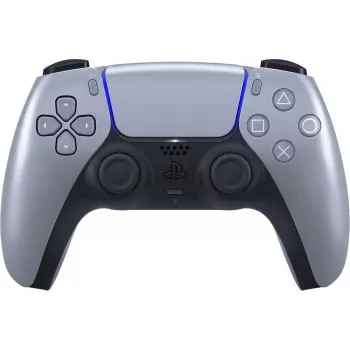 Bezdrôtový gamepad Sony DualSense pre PlayStation 5 — vstavaná Li-Ion batéria, gyro, haptické vibrácie, reproduktor, 3,5-mm jack, strieborná