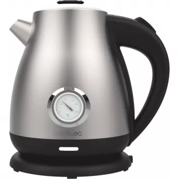 Cecotec Thermosense 620 Retro Steel elektrická kanvica 1,7 l 2200 W nehrdzavejúca oceľ