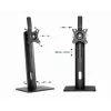 Gembird MS-D1-01 monitor stolový stojan výškovo nastaviteľný čierny