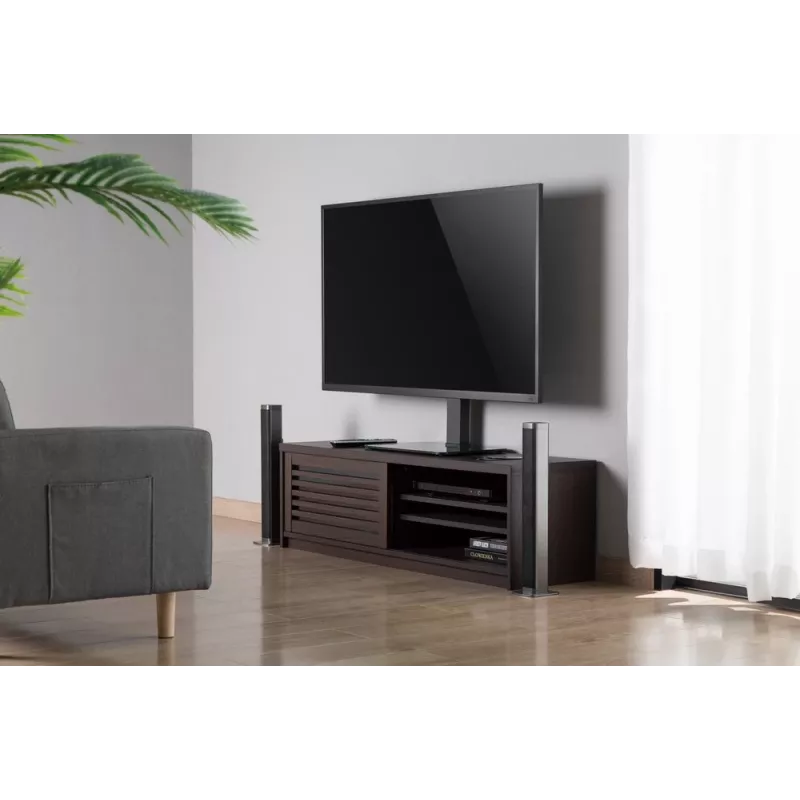 Gembird TVS-D55S-01 stolový stojan na TV (otočný), 23 - 55, čierny