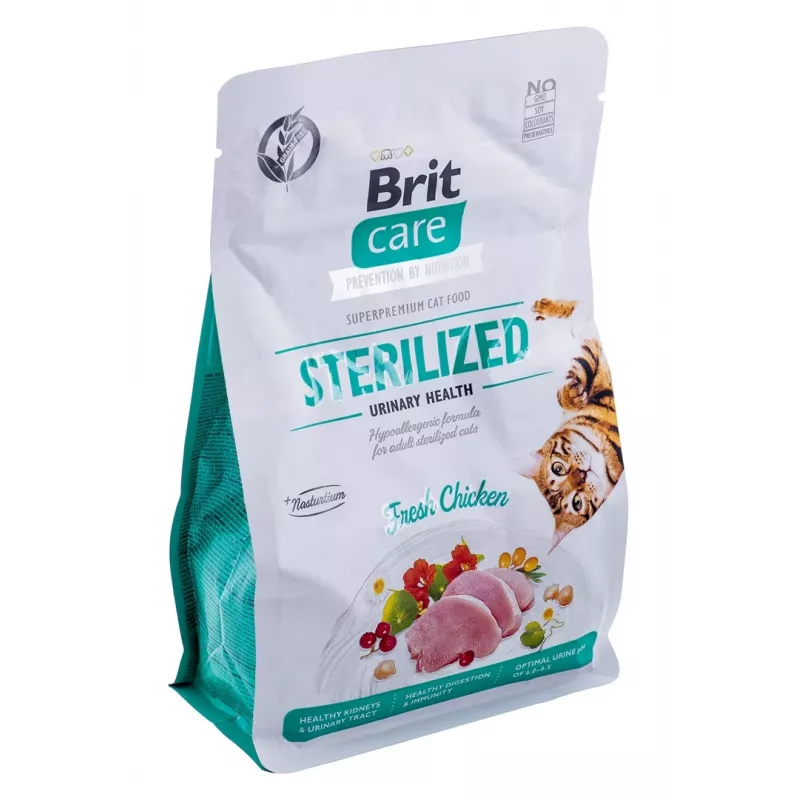 BRIT Care Grain-Free Sterilized Urinary - suché krmivo pre mačky - 400 g