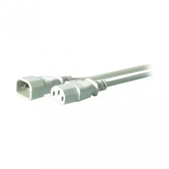 EFB-Elektronik IEC predlžovací kábel C14 180° - C13 180°, sivý, 3,0 m, 3 x 1,00 mm² výrobca: EFB Elektronik (EK507.3)