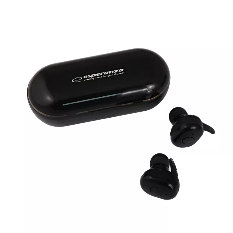 Esperanza TWS CARDERA slúchadlá bezdrôtové in-ear hovory/hudba Bluetooth čierne