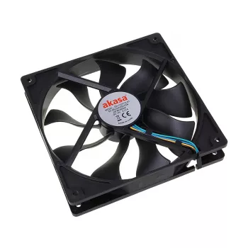 AKASA AK-FN062 140mm čierny ventilátor do skrine
