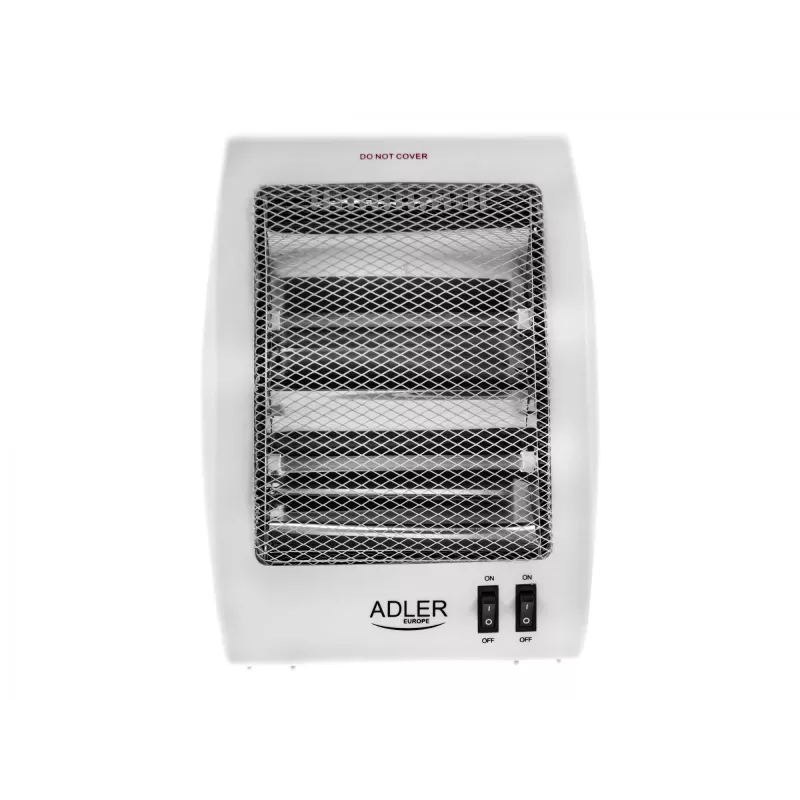 Adler | Ohrievač | AD 7709 | Halogénový ohrievač | 800 W | Počet výkonových stupňov 2 | Biela