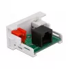 DeLOCK Easy 45 modul 2 x Cinch konektor samica na RJ45 konektor samica 22,5 x 45 mm