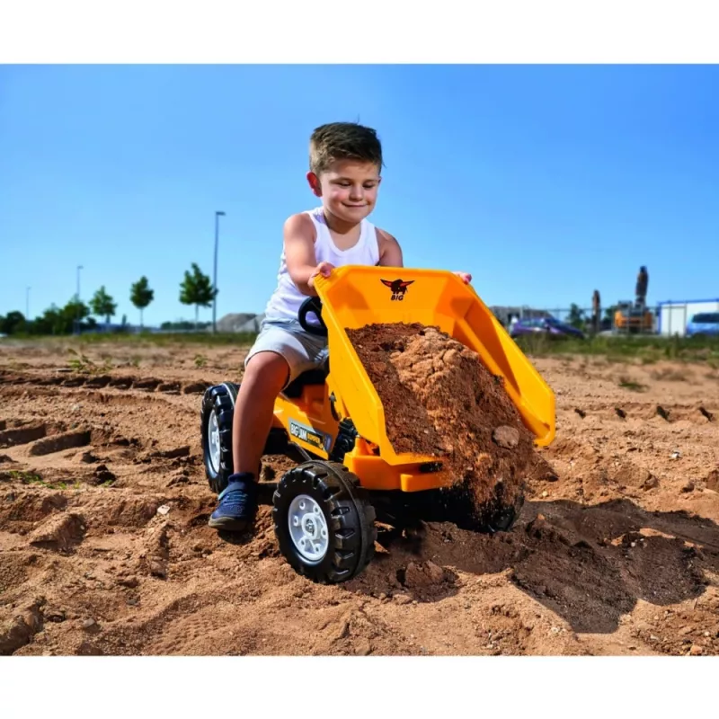 Simba-Dickie BIG Jim-Dumper, hračka sklápačka, plast, pre 3–5 rokov, čierna a žltá
