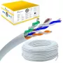Sieťový kábel Extralink Twisted pair CAT5E UTP (U/UTP) V2 100 m sivý