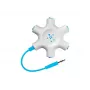 Belkin F8Z274BT - zelená - biela - 1x 3,5 mm - 5x 3,5 mm - samec - samica