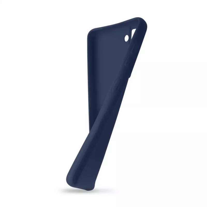 Zadný kryt na mobil FIXED pre Samsung Galaxy A17 4G/5G — guma modrý, ochranné zadné puzdro