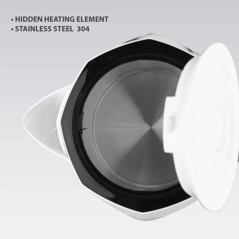 Elektrická rýchlovarná kanvica Maestro MR-058-WHITE 1,8 L, 2000 W, bezšnúrová, vyberateľný filter