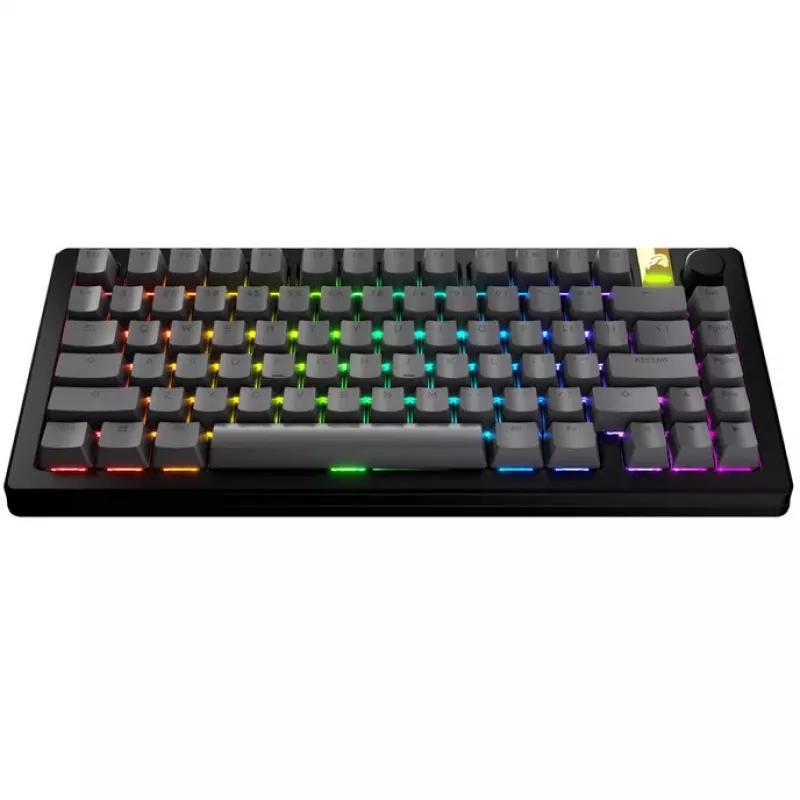 Keycaps GLORIOUS GPBT Basics PBT Dye-Sub Armor sivá ANSI rozloženie