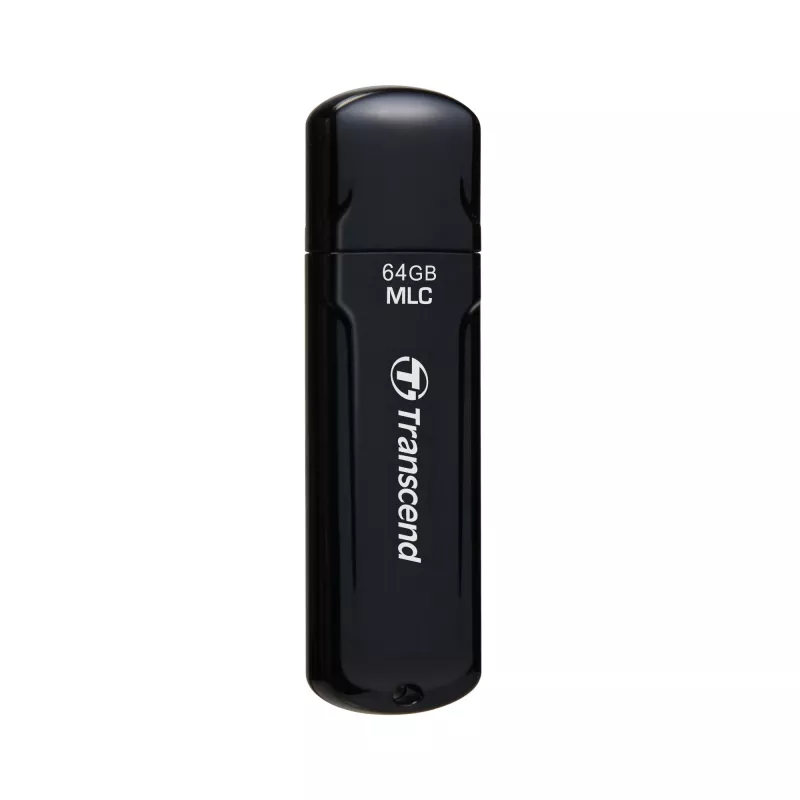 Transcend JetFlash 750 Endurance Series TS64GJF750K USB kľúč, 64 GB, USB 3.1 Gen 1, MLC, klavírna čierna