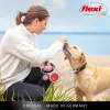 Flexi New COMFORT 8 m čierne, sivé psie navíjacie vodítko