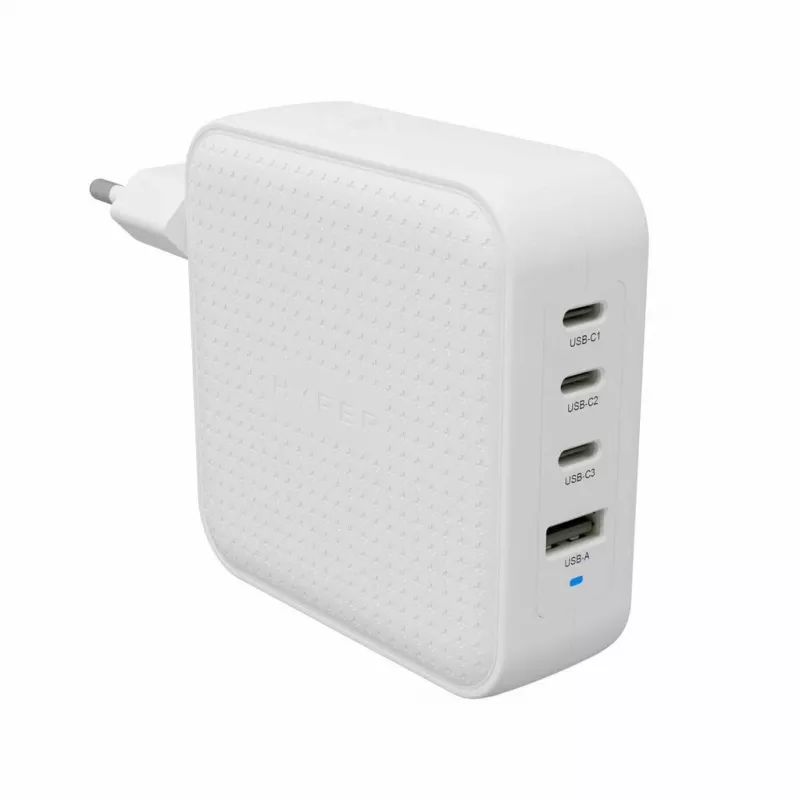 Hyper HyperJuice 100W USB-C GaN cestovná nabíjačka 3C+1A - Biela (HJ1002WHWWGL)