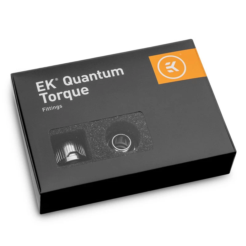 EK Water Blocks EK-Quantum Torque HDC 12 prípojka 6-balenie, G1/4, strieborná