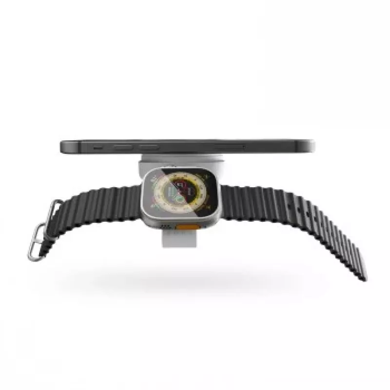 ZENS 2-IN-1 MAGSAFE + WATCH TRAVEL CHARGER BIELA