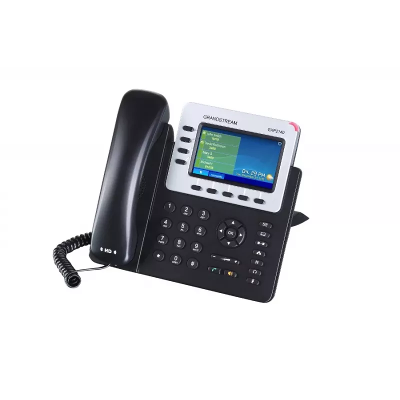 Grandstream Networks GXP-2140 IP telefón čierny 4 linky TFT