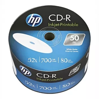 VERBATIM CD-R 52x 700MB potlačiteľné médiá – balenie 50 ks