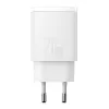 Nástenná nabíjačka Baseus Compact 1x USB-A + 1x USB-C 3A, kompaktný cestovný adaptér