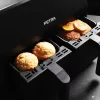 Teplovzdušná fritéza Petra PT4750BLKVDEEU7, dvojkomorová, objem 3,7 l, čierna