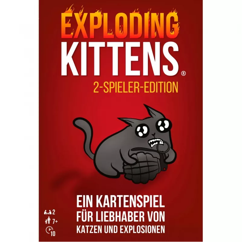Exploding Kittens - 2-Spieler-Edition, kartová hra