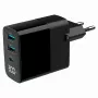 Gembird TA-UC-PDQC30LCD-BK-02 nabíjačka pre mobilné zariadenia univerzálna čierna AC rýchlonabíjanie interiérová