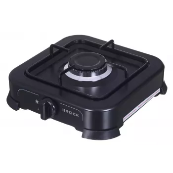Plynový varič BROCK GS 2001 BK, jednohorákový, manuálne ovládanie