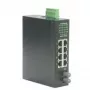 Sieťový switch ROLINE Industrial Switch 7x RJ-45 1x ST neriadený, plný duplex