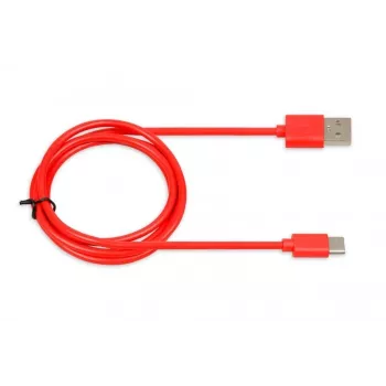 USB kábel IBOX IKUMTCR 1 m, USB A na USB‑C, USB 2.0, červený