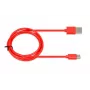 USB kábel IBOX IKUMTCR 1 m, USB A na USB‑C, USB 2.0, červený