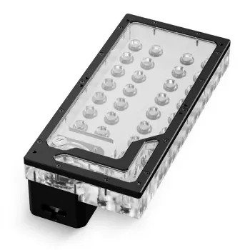 Pumpná rozdeľovacia doska EK Water Blocks EK-QuantumX Loophole D5 PWM čierna plexisklo