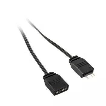 ARGB 3-pin predlžovací kábel 50 cm — Kolink, 5V, čierna