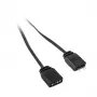 ARGB 3-pin predlžovací kábel 50 cm — Kolink, 5V, čierny