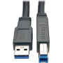 25ft USB 3.0 SuperSpeed aktívny opakovač kábel A samec-B samec 25 - USB kábel - USB Type-B samec
