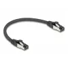Sieťový kábel DeLOCK 80566 RJ-45 Cat8.1 0,25 m čierny