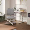 Kancelárska otočná stolička mark adler Junior 4.6 sivá — kompaktná ergonomická pracovná stolička