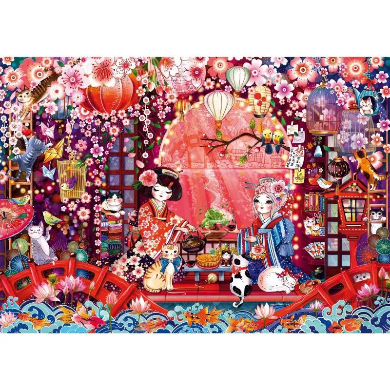 Japonský čajový obrad, puzzle 500 dielikov